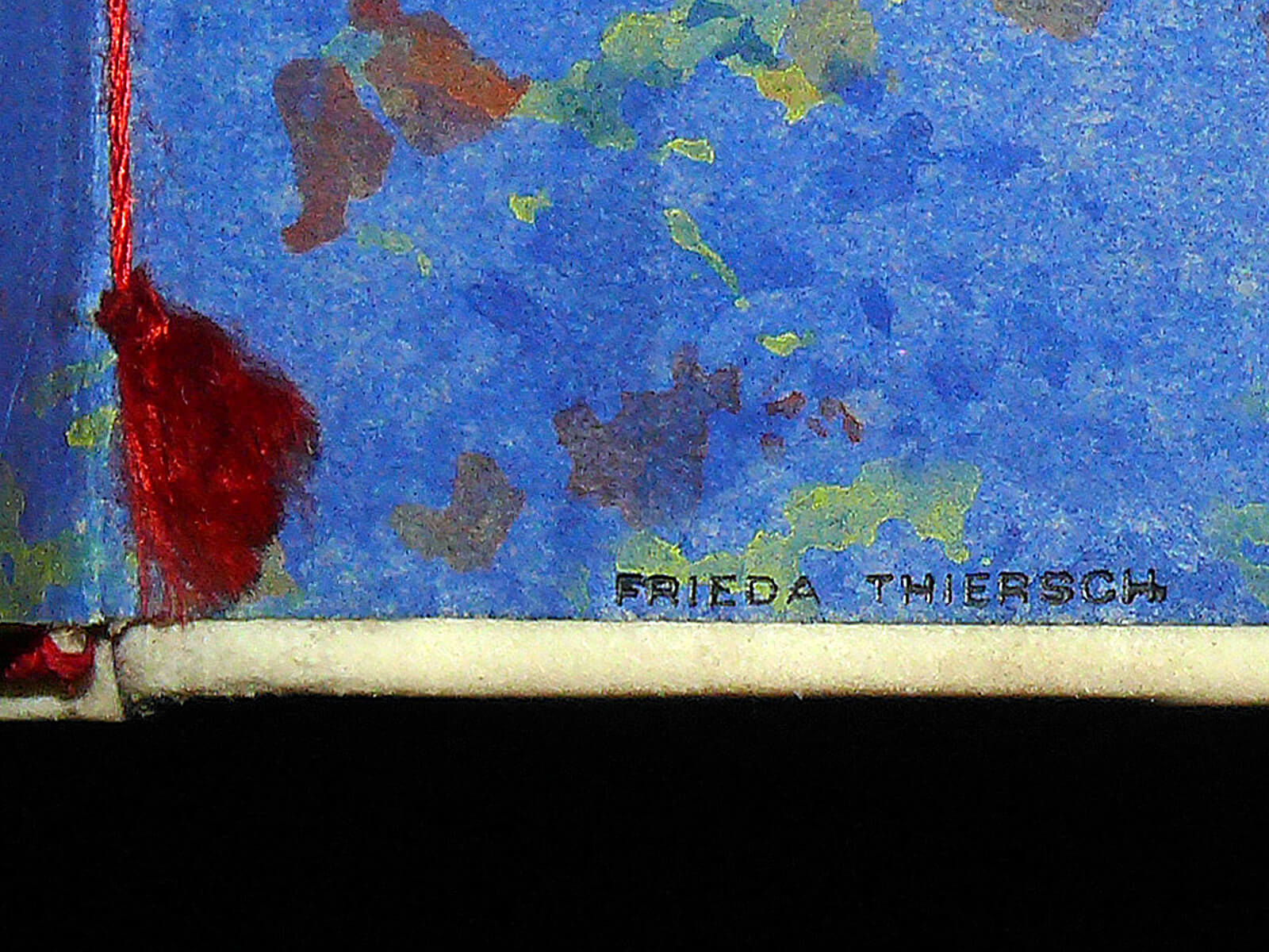 Buchbinderstempel von Frieda Thiersch