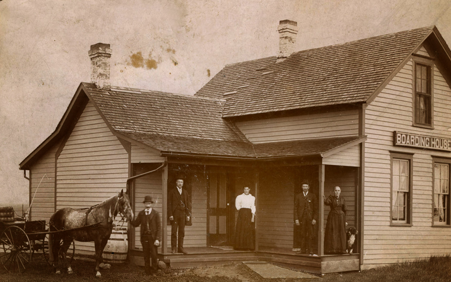 Boarding House in the Dakotas, c. 1890